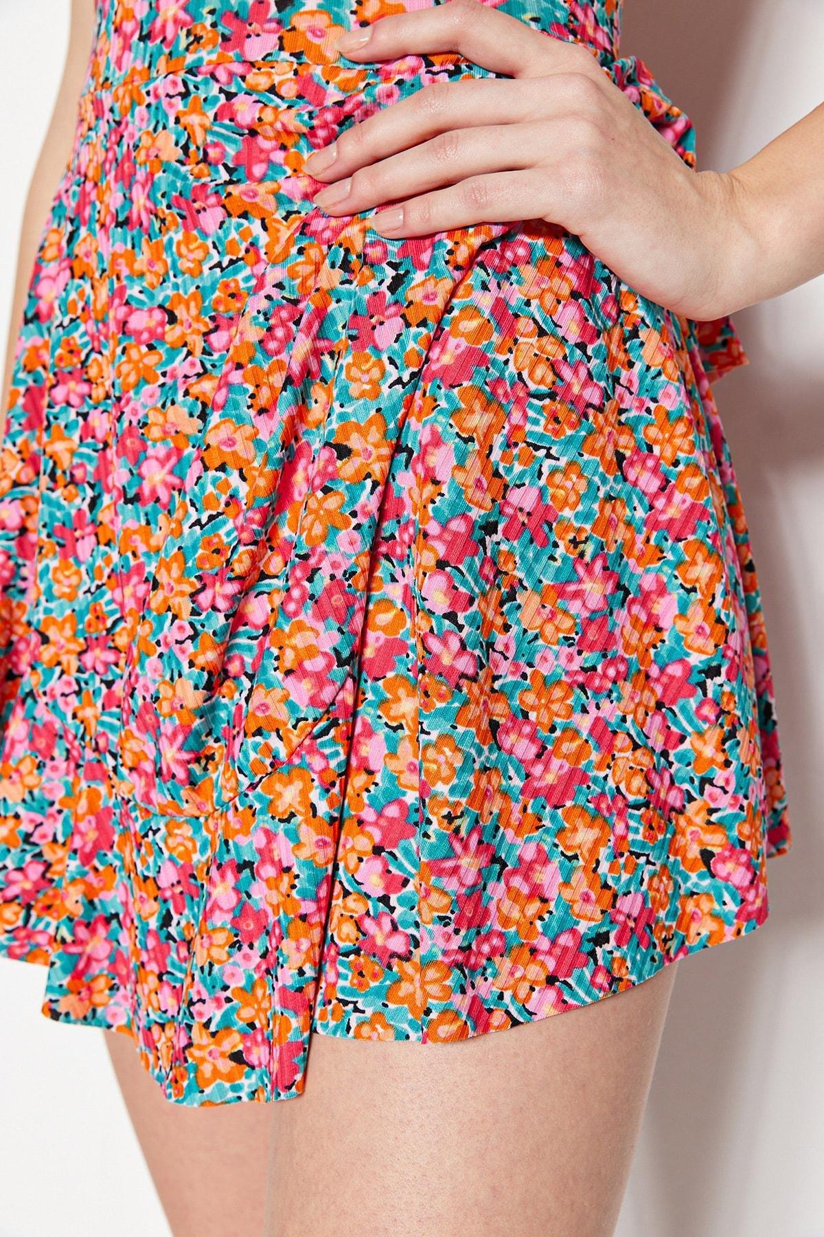 Multicolour Square Collar Jumpsuit, , large image number 4