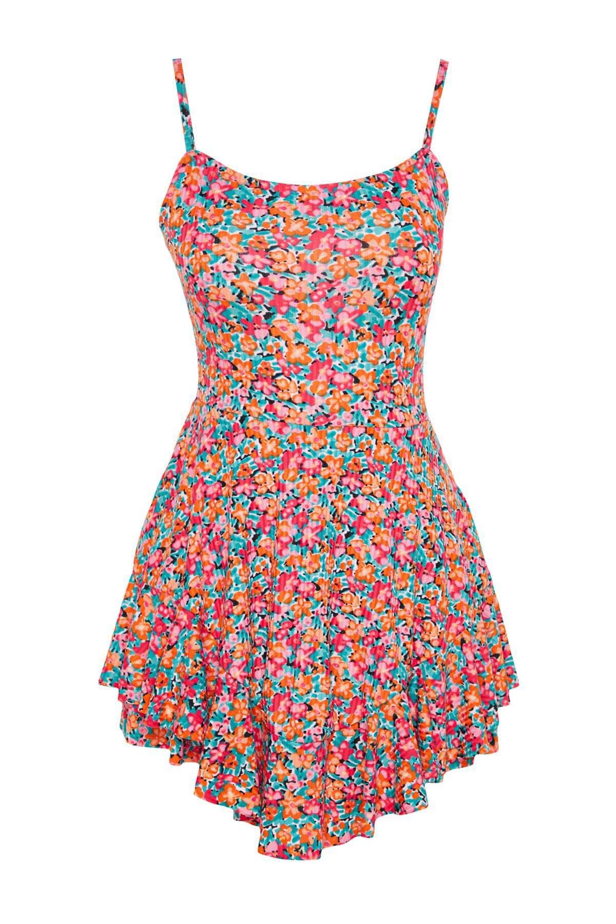 Multicolour Square Collar Jumpsuit, , large image number 5