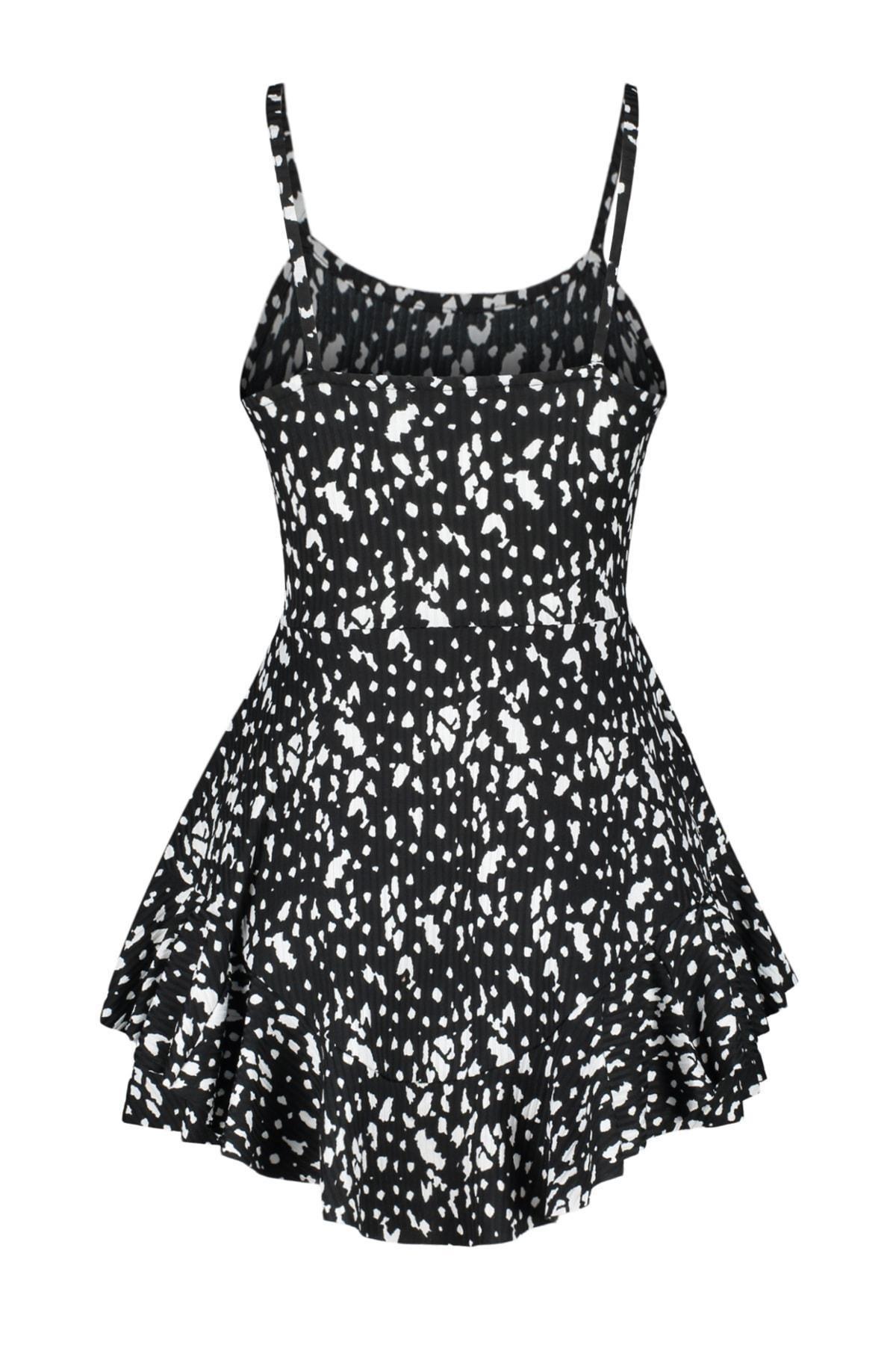 Black Square Collar Jumpsuit, , large image number 7