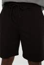 Trendyol - Black Mid Waist Midi Shorts