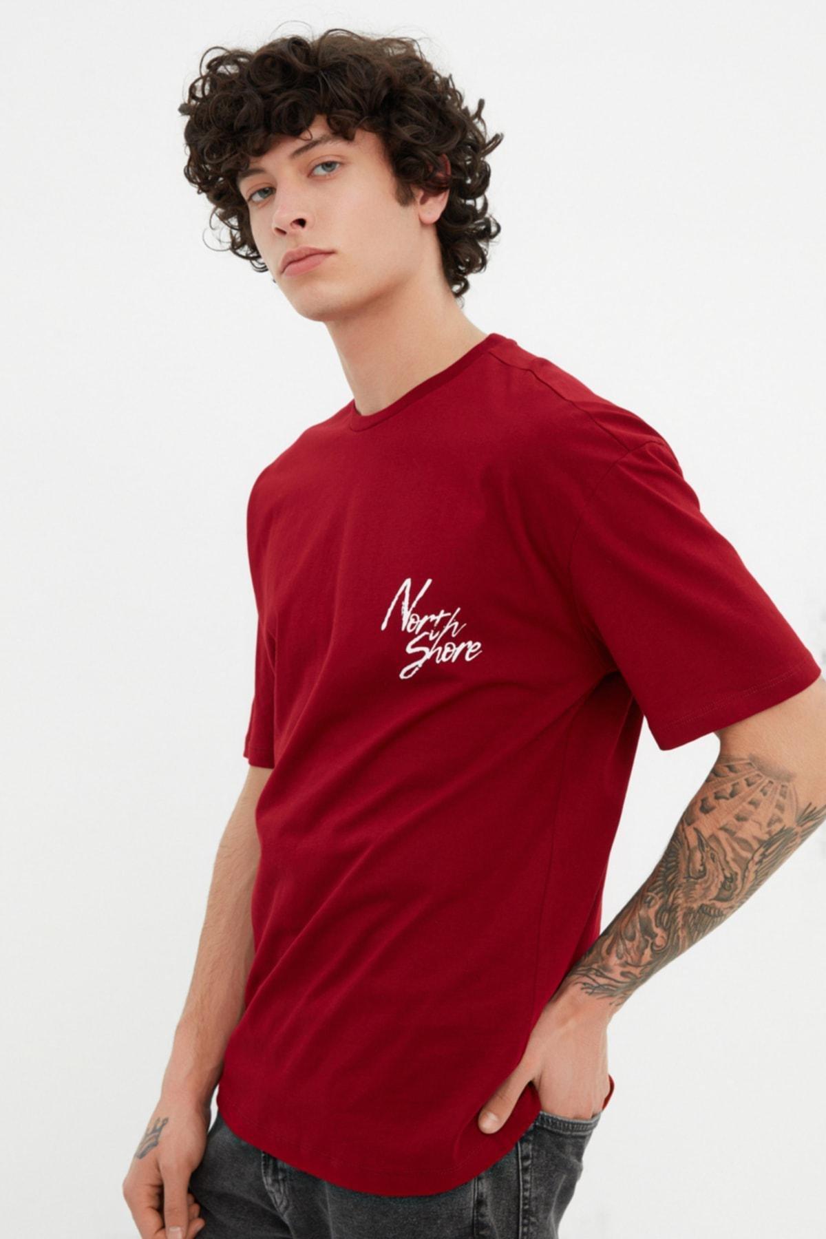 Red Relaxed Tshirt, , large image number 1