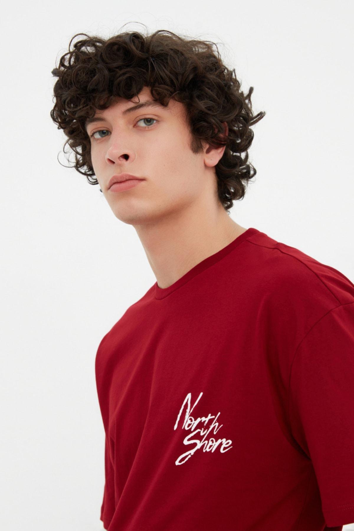 Red Relaxed Tshirt, , large image number 2