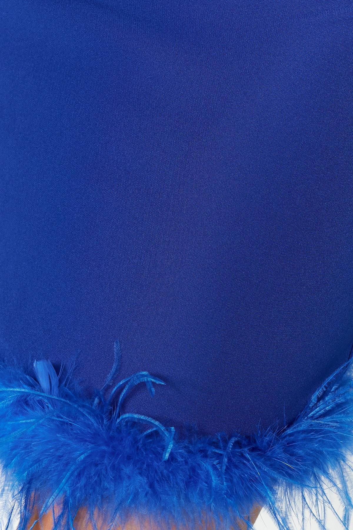 Blue Bodycon Dress, , large image number 3
