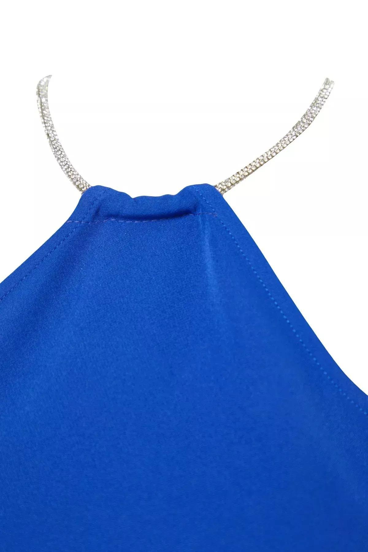 Blue Bodycon Dress, Dark blue, large image number 6