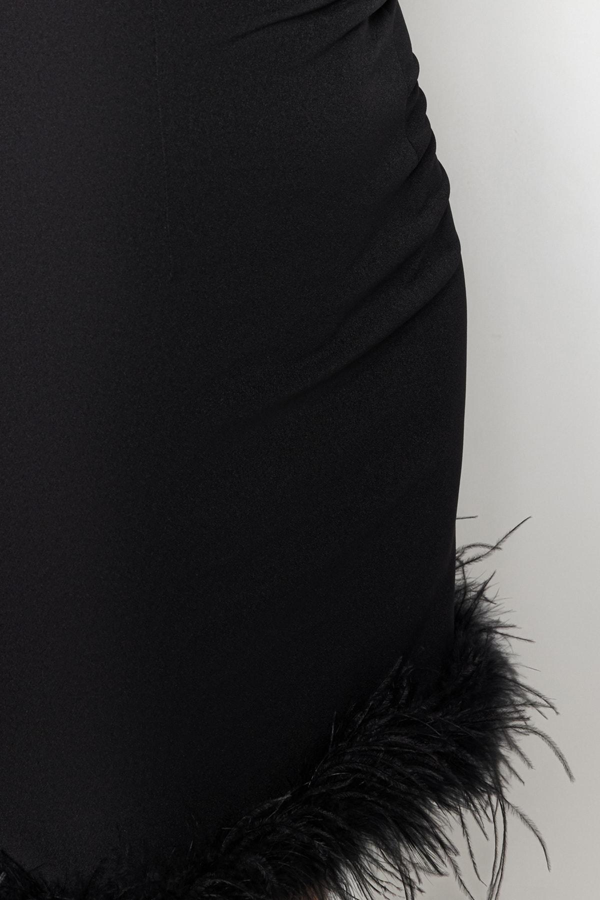 Black Bodycon Halter Neck Dress, , large image number 4