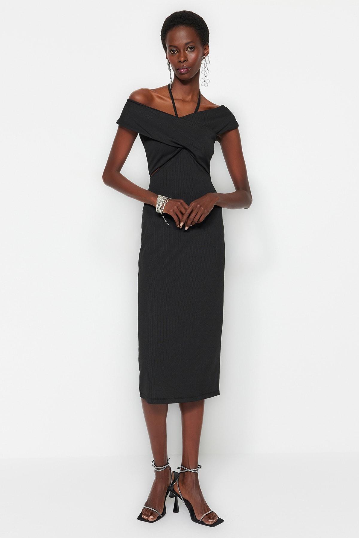 Black Bodycon Dress, , large image number 0