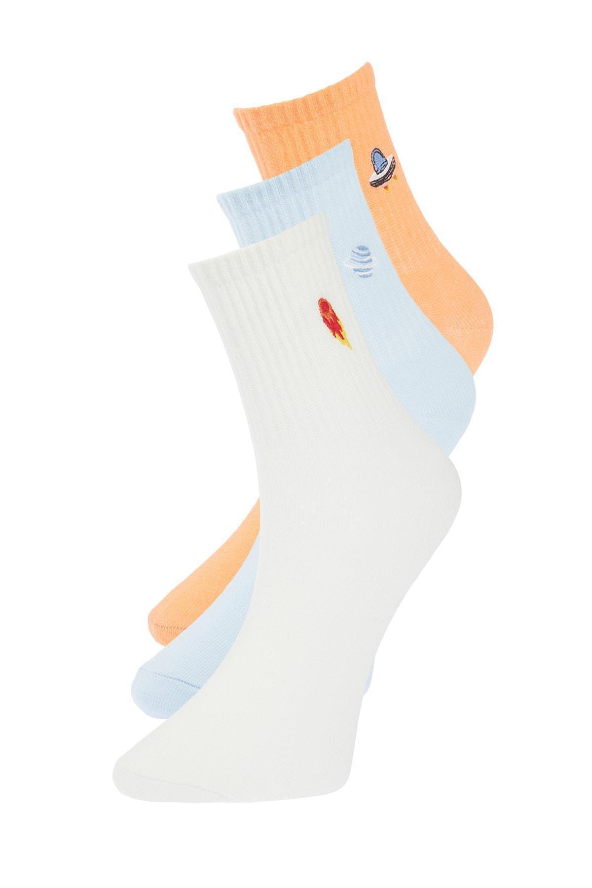 Multicolour Socks , Set Of 3, , large image number 0