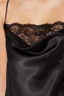 Trendyol - Black Cowl Neck Nightgown
