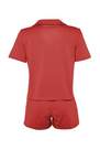Trendyol - Orange Shirt Collar Pajama Set