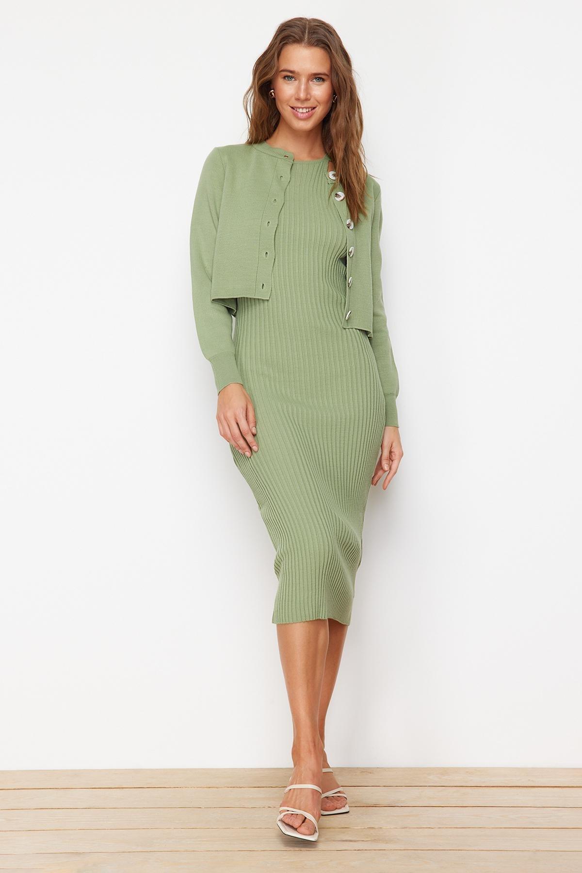 Green Bodycon Dress, , large image number 0