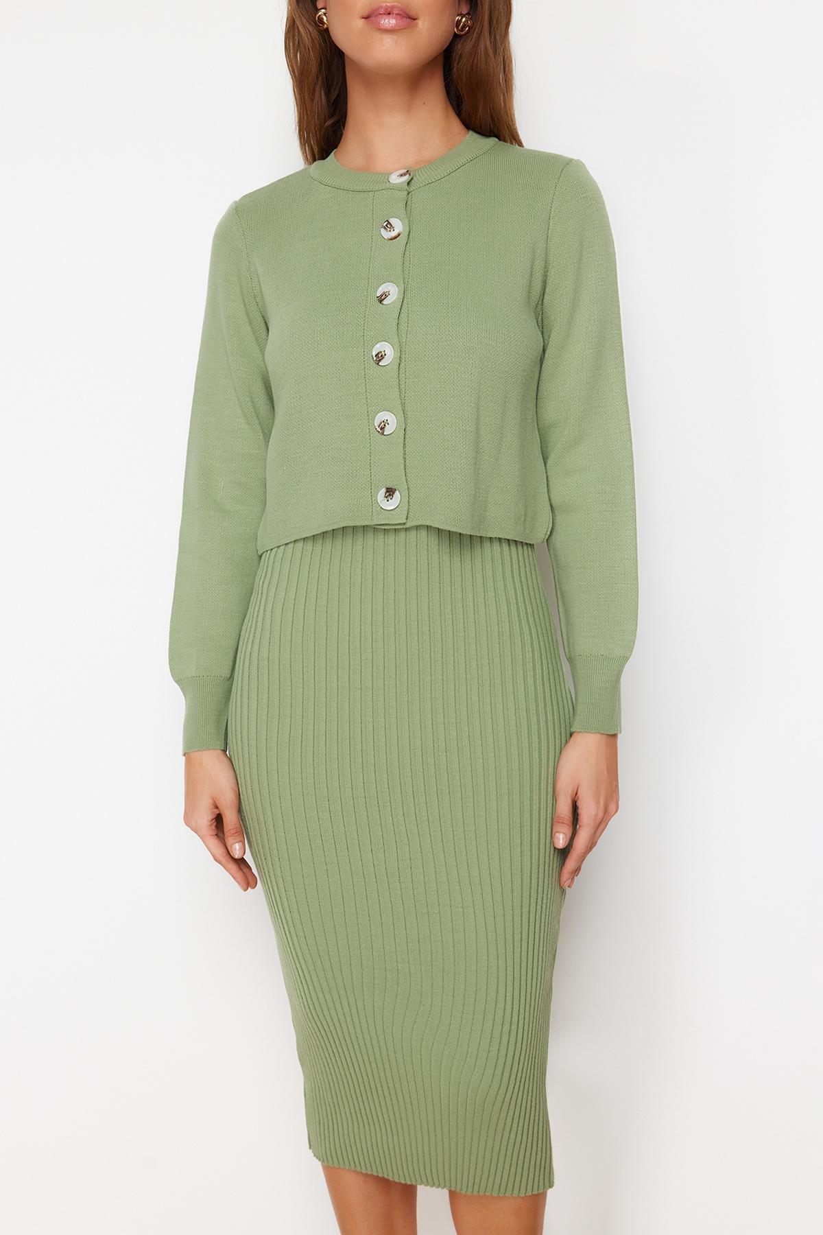 Green Bodycon Dress, , large image number 3
