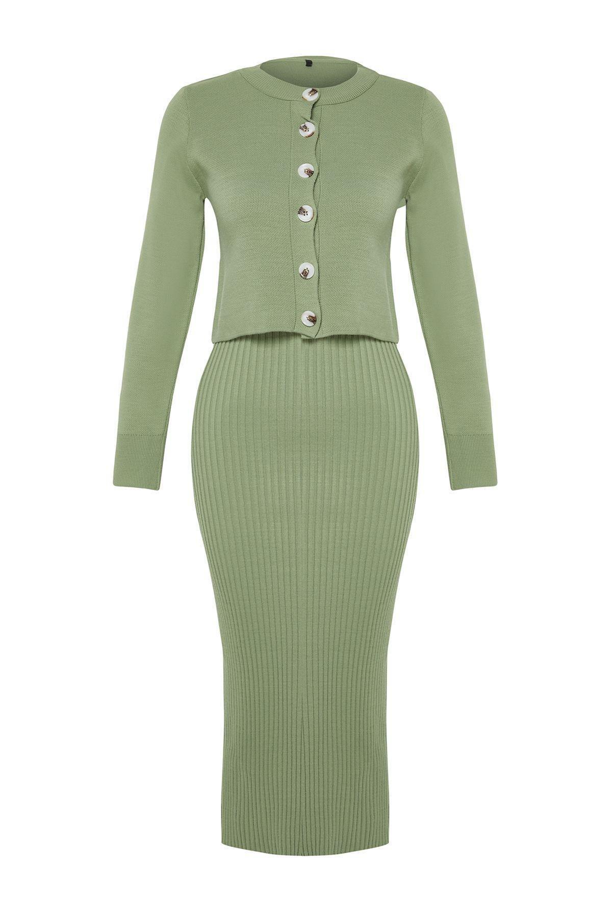 Green Bodycon Dress, , large image number 6