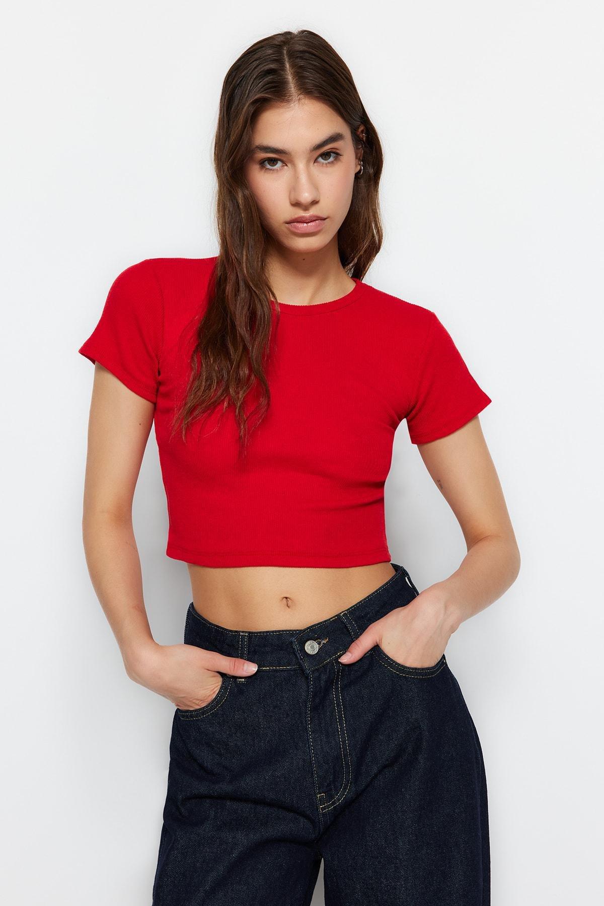 Blouse - Red - Slim fit, 2 pcs, Red, large image number 1