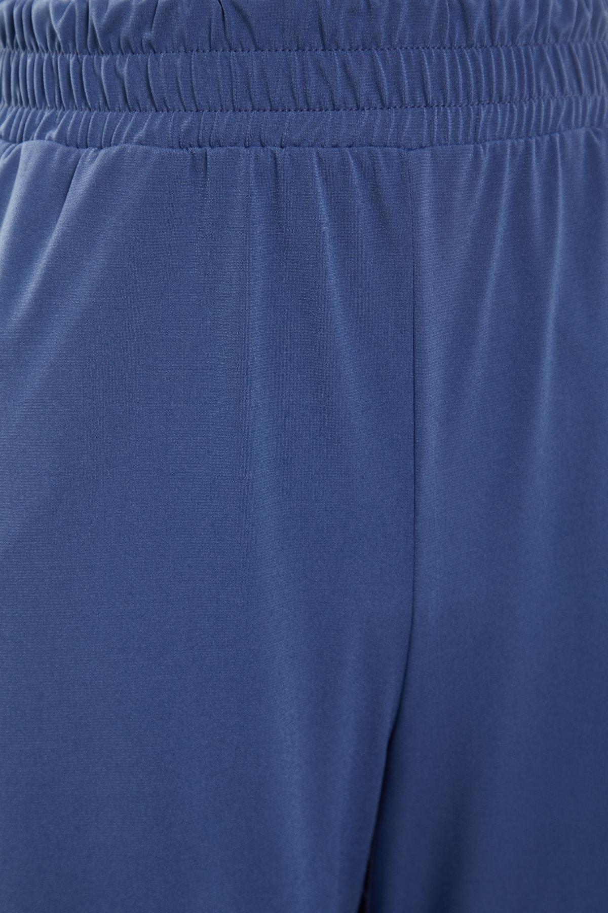 Navy Wide Leg Pants, , large image number 6