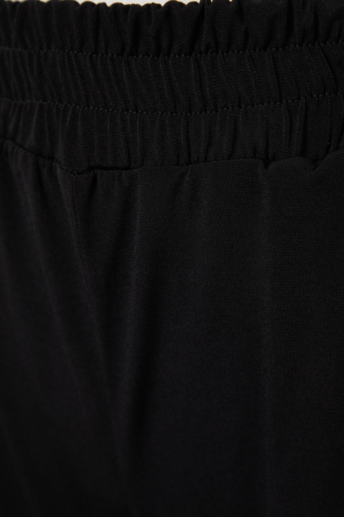 Black Wide Leg Pants, , large image number 6