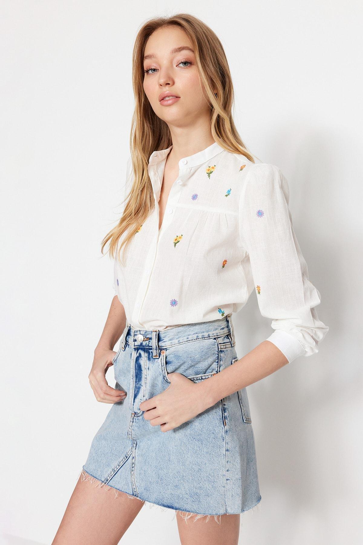 White Regular Shirt, , large image number 0