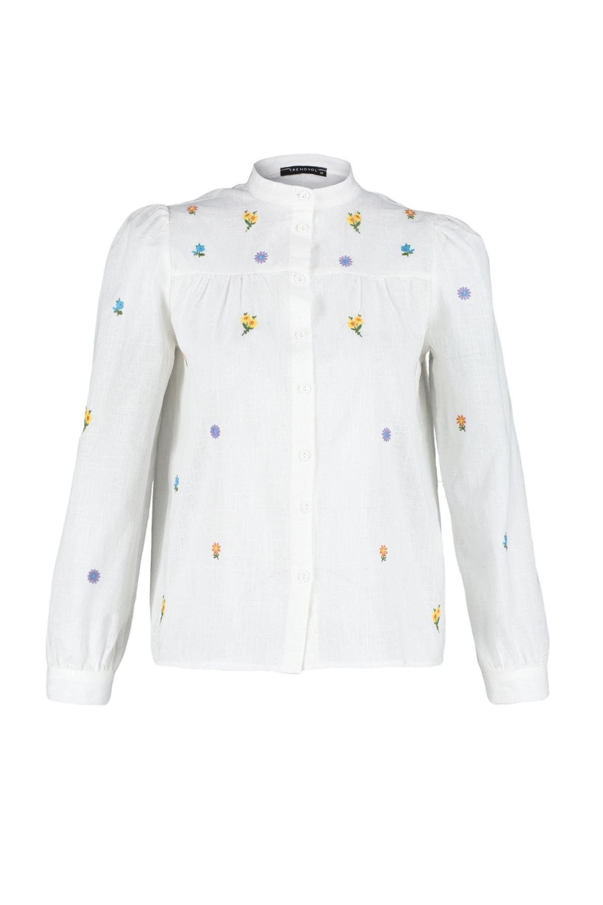 White Regular Shirt, , large image number 5