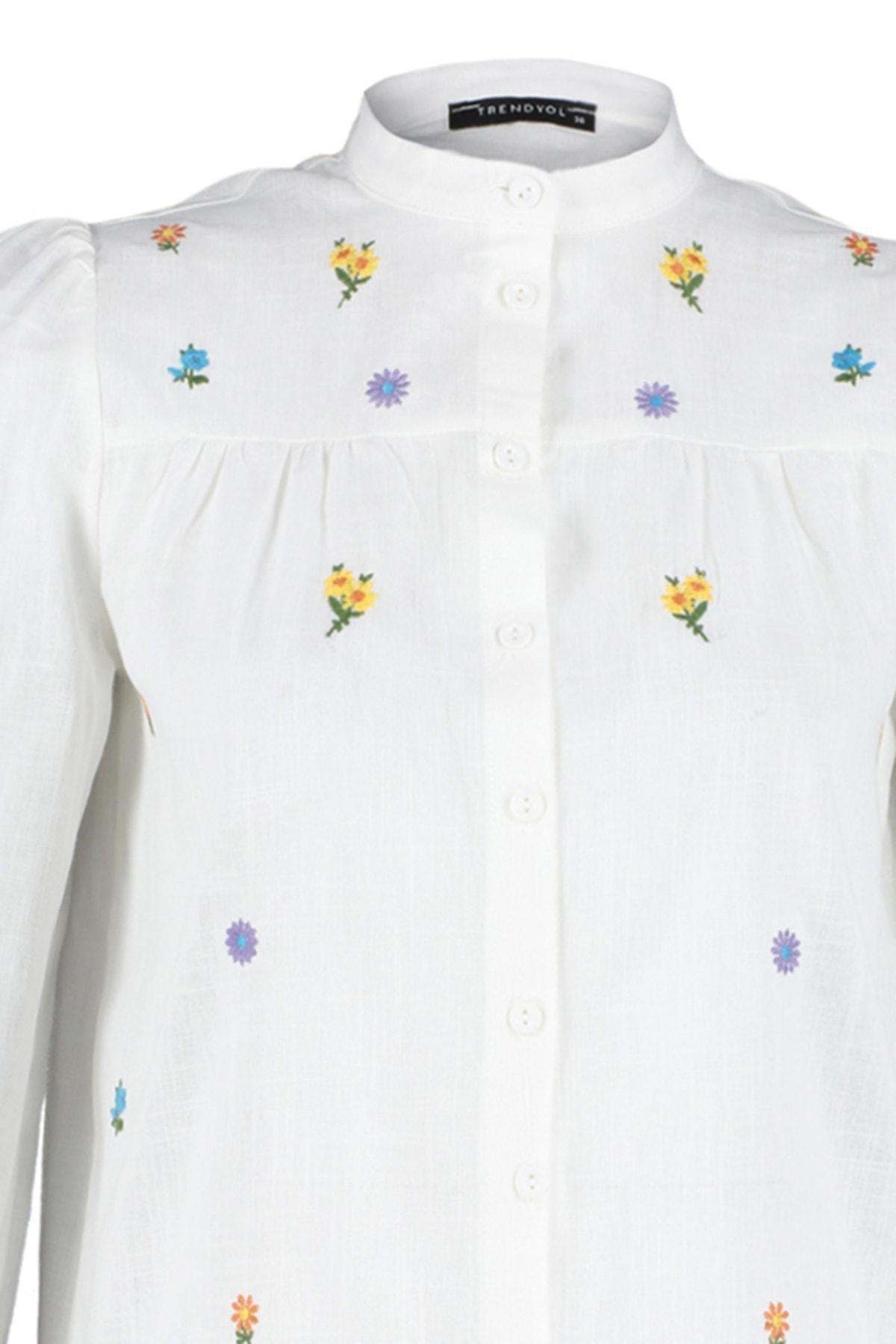 White Regular Shirt, , large image number 6