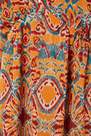 Trendyol - Orange Shift Ethnic Pattern Dress