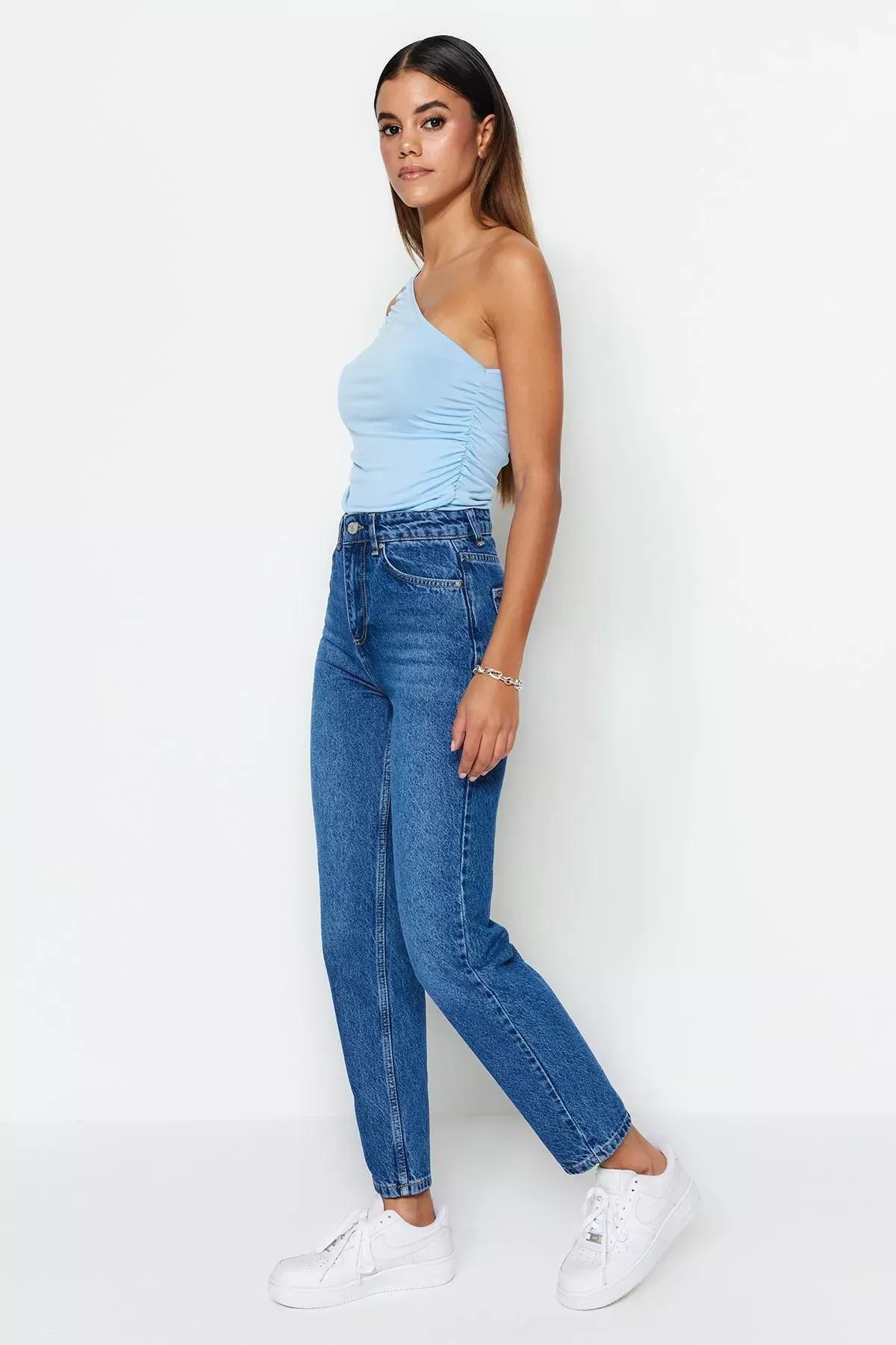 Blue Mom Jeans, , large image number 2