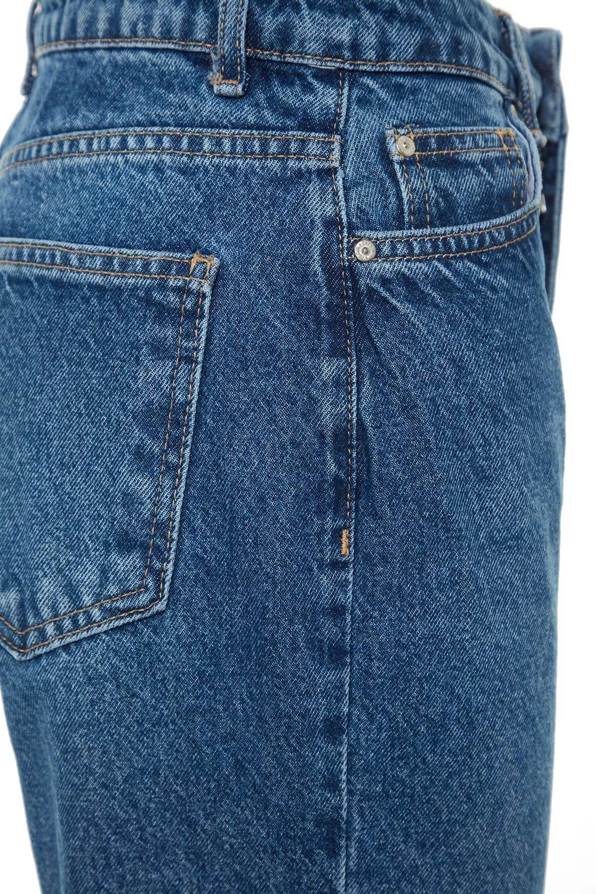 Blue Mom Jeans, , large image number 6