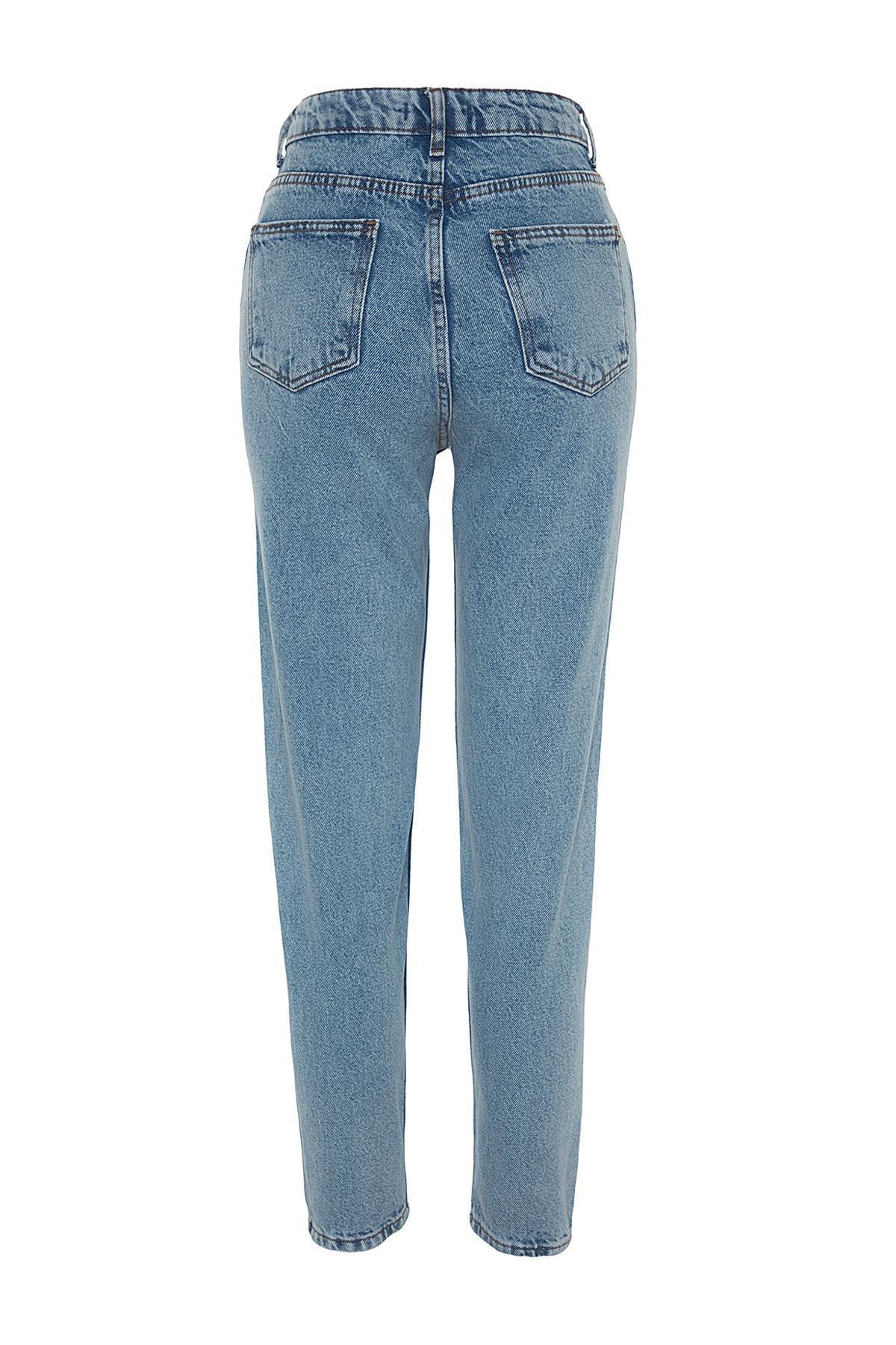 Trendyol - Blue Mom Jeans <br>