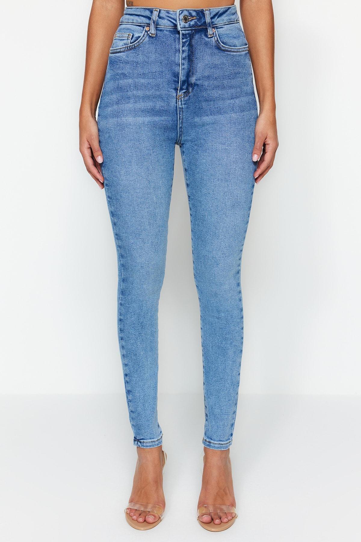 Blue Skinny Jeans, , large image number 5