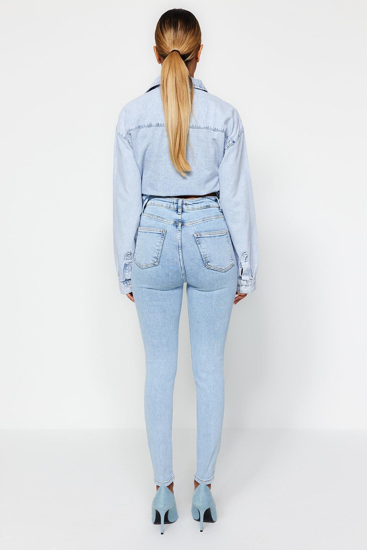 Blue Skinny Jeans, , large image number 7