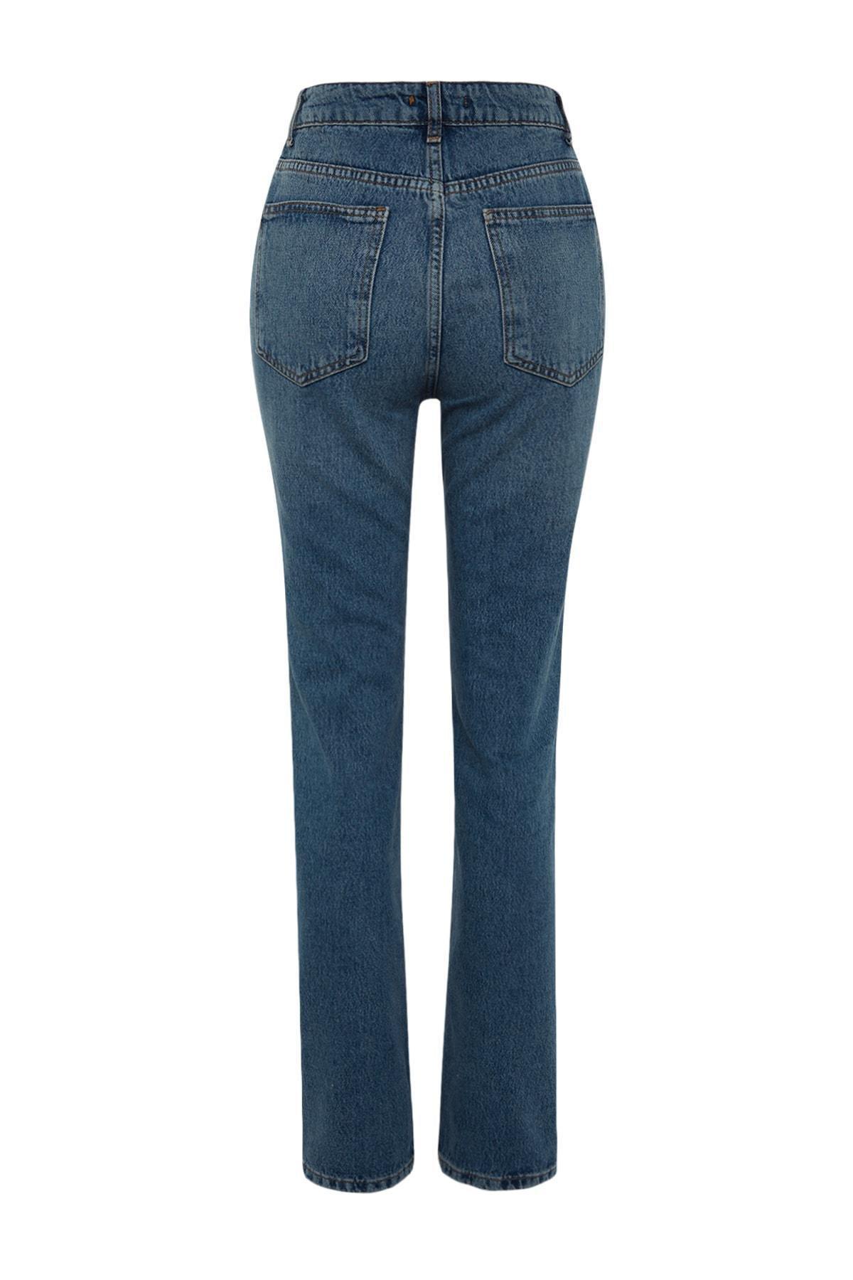 Blue Bootcut Jeans, , large image number 7
