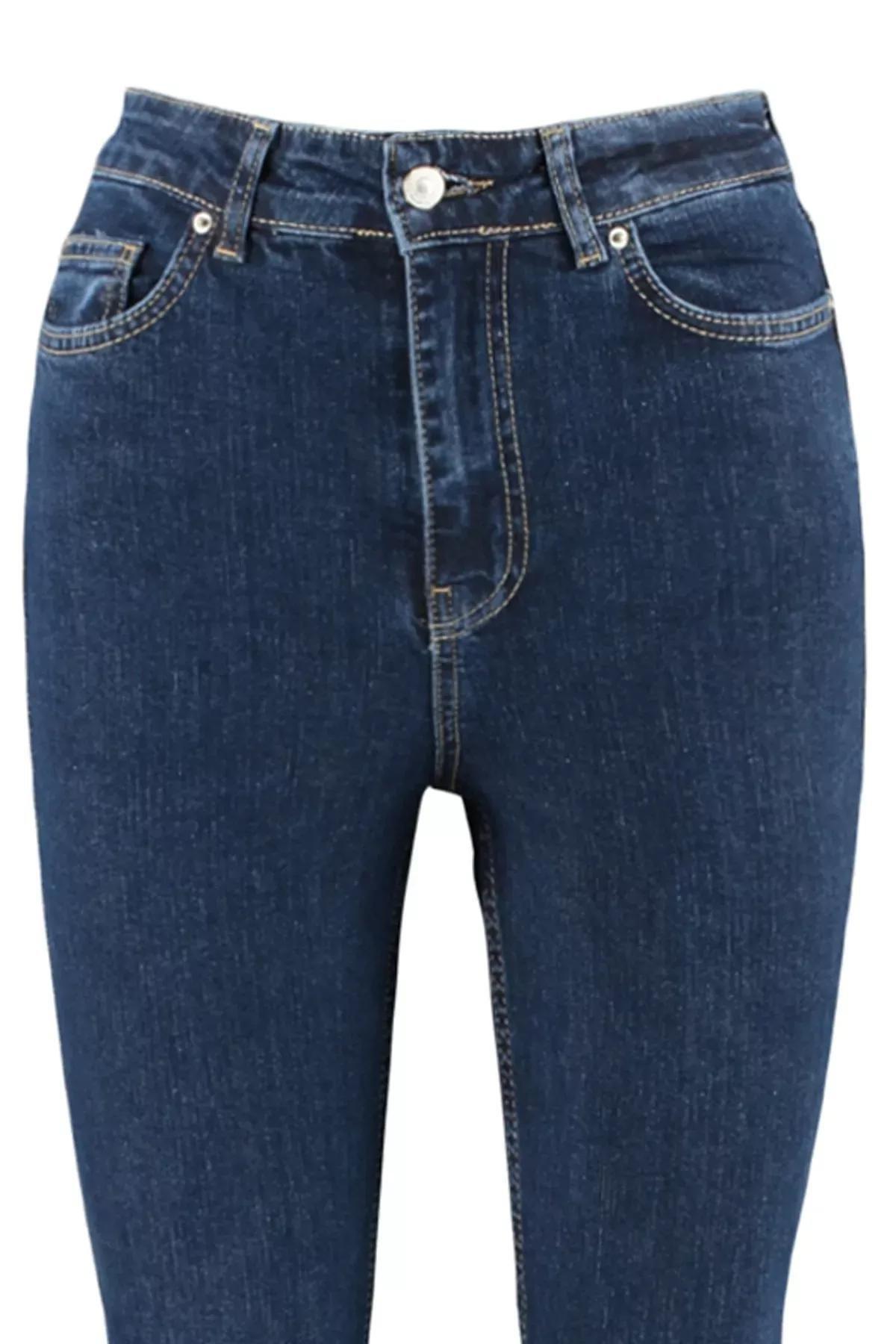 Blue Wide Leg Jeans, Blue, large image number 7