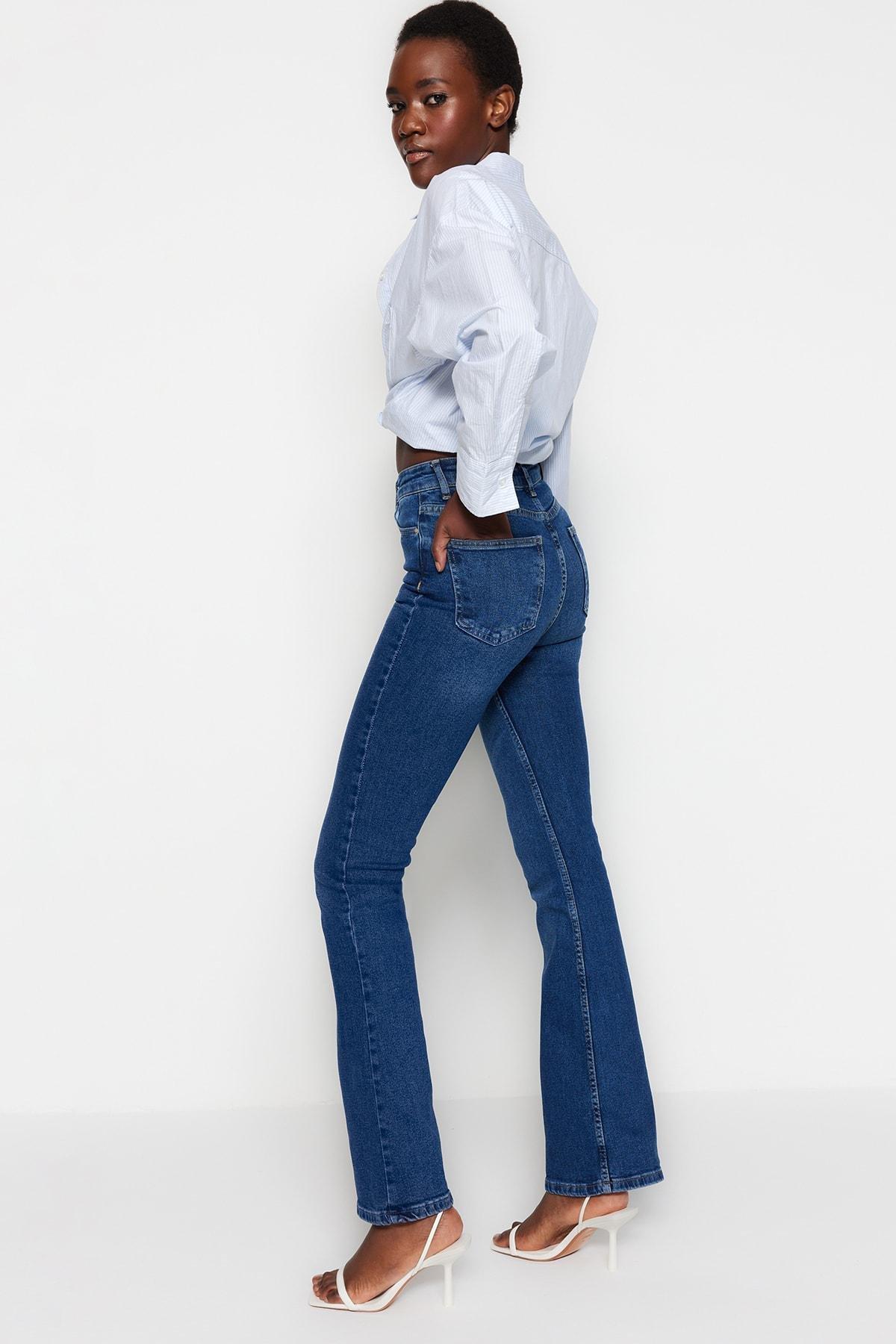Black Mom Jeans, Blue, large image number 11