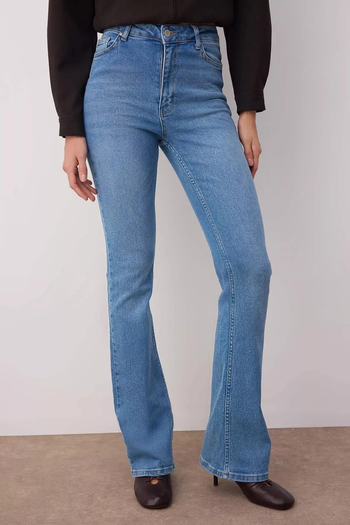 Black Mom Jeans, Blue, large image number 13