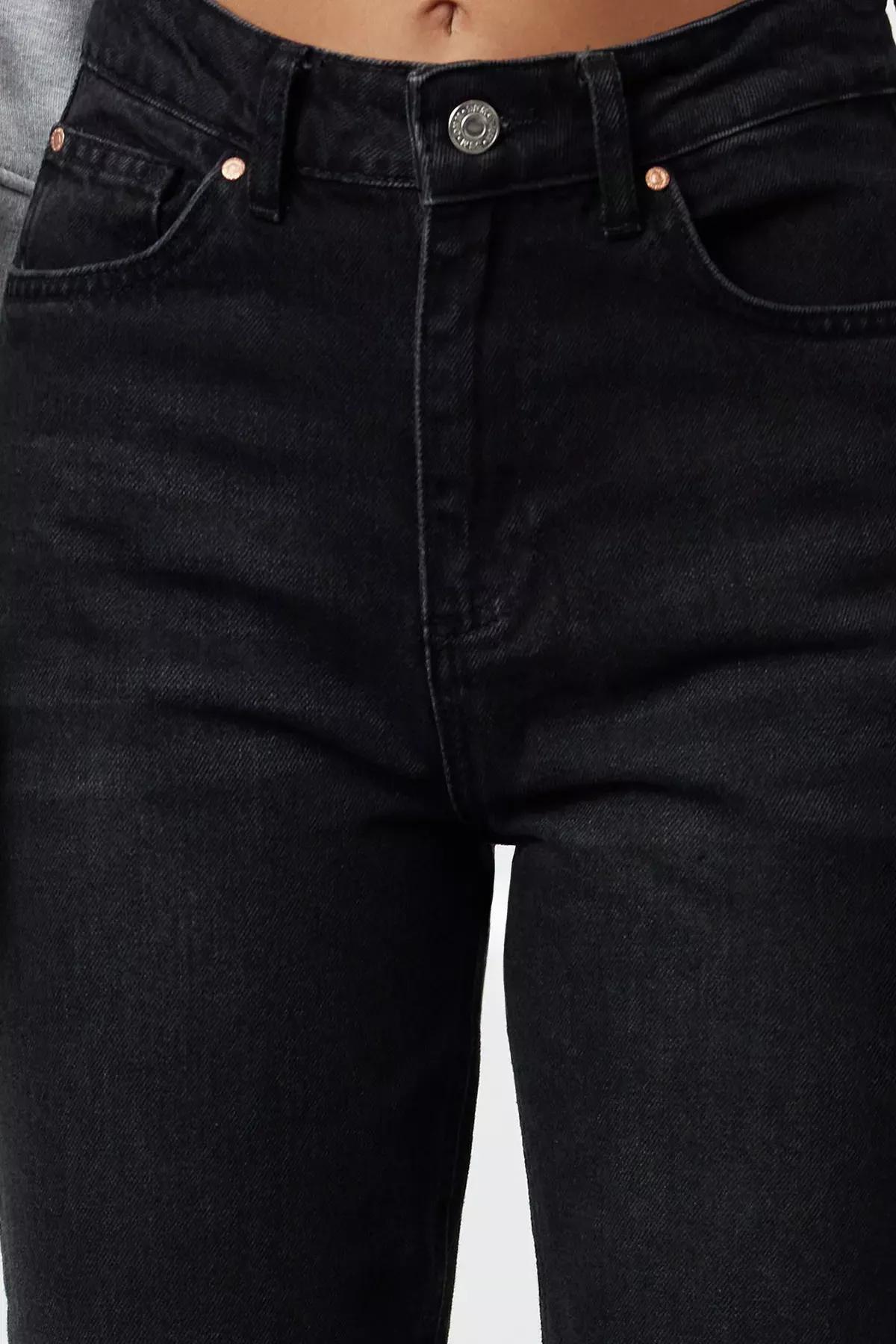 جينز بقصة مستقيمة، أسود, Black, large image number 2