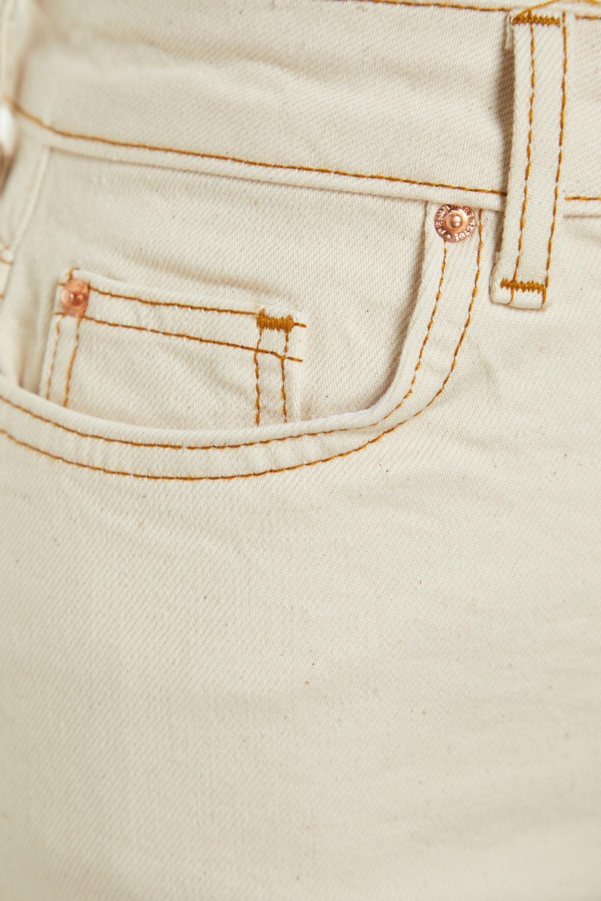 Ecru Mom Jeans, , large image number 7