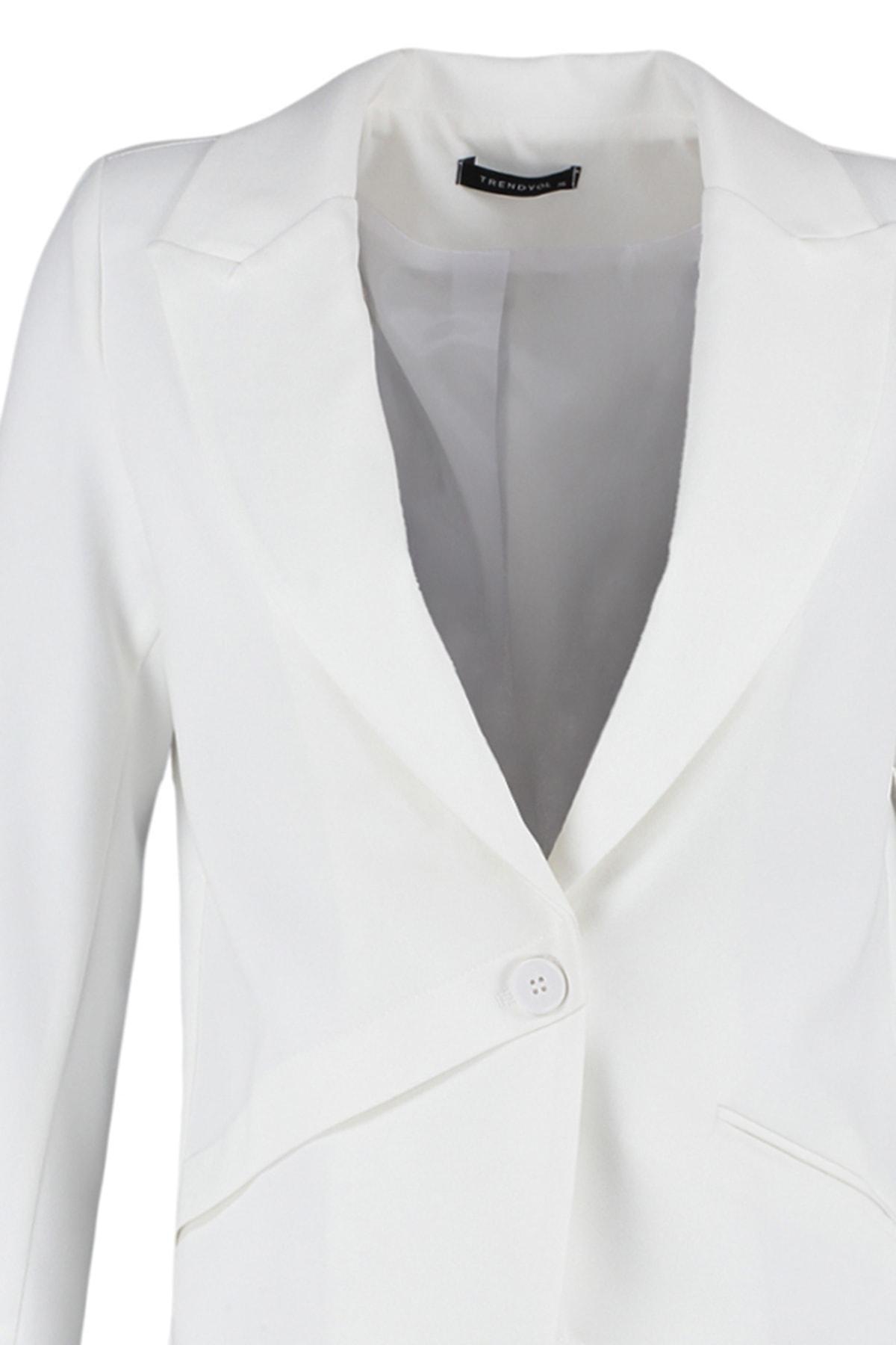 White Lined Blazer, , large image number 5