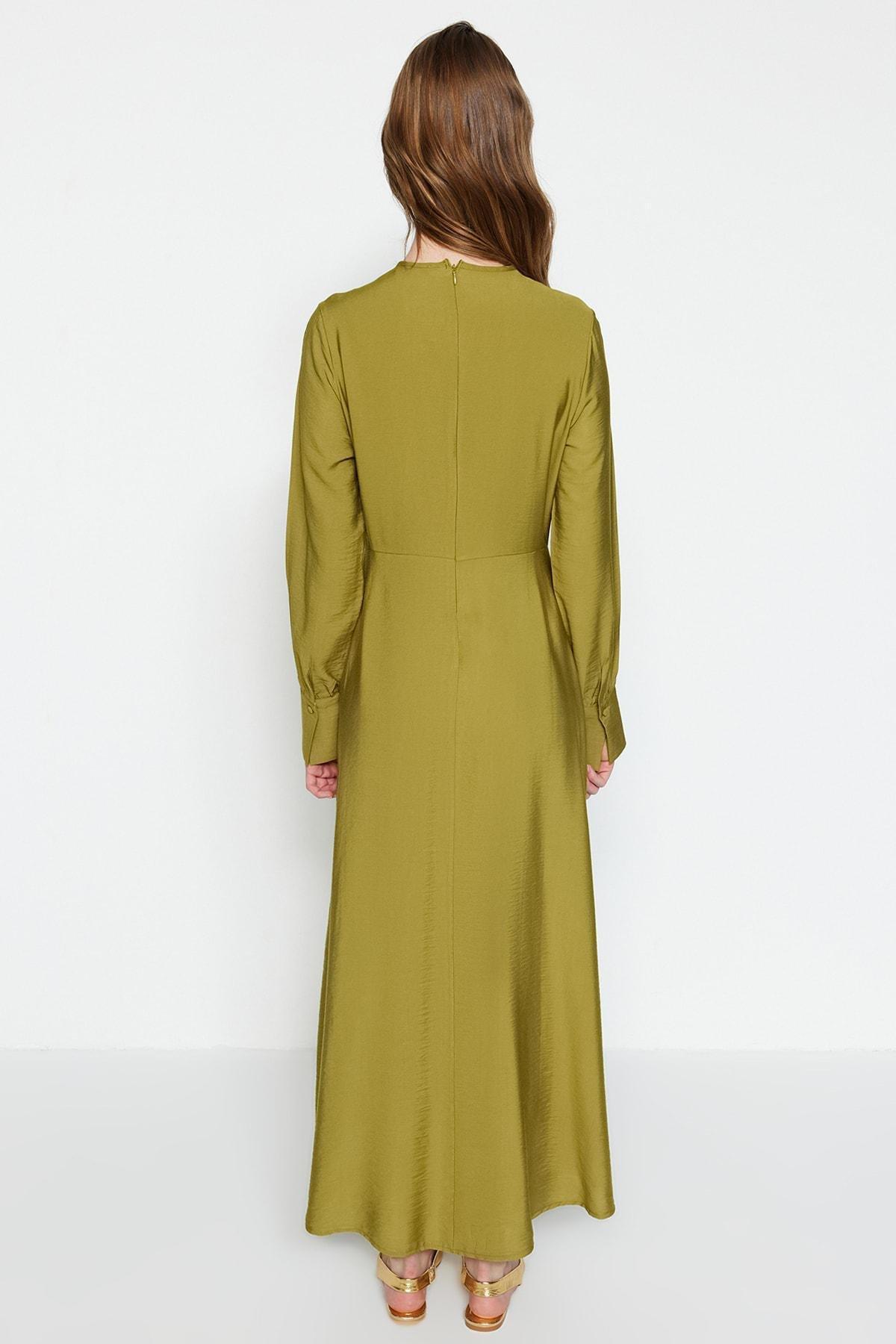 Tie Waist Detailed Dress, , large image number 1