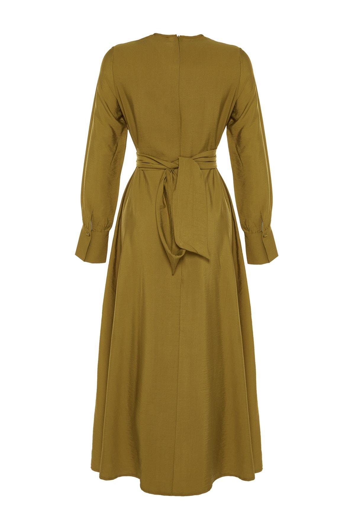 Tie Waist Detailed Dress, , large image number 3