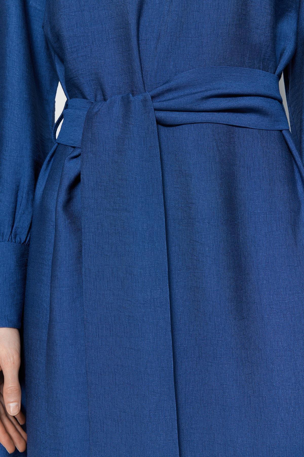 Navy Shift Maxi Dress, , large image number 3