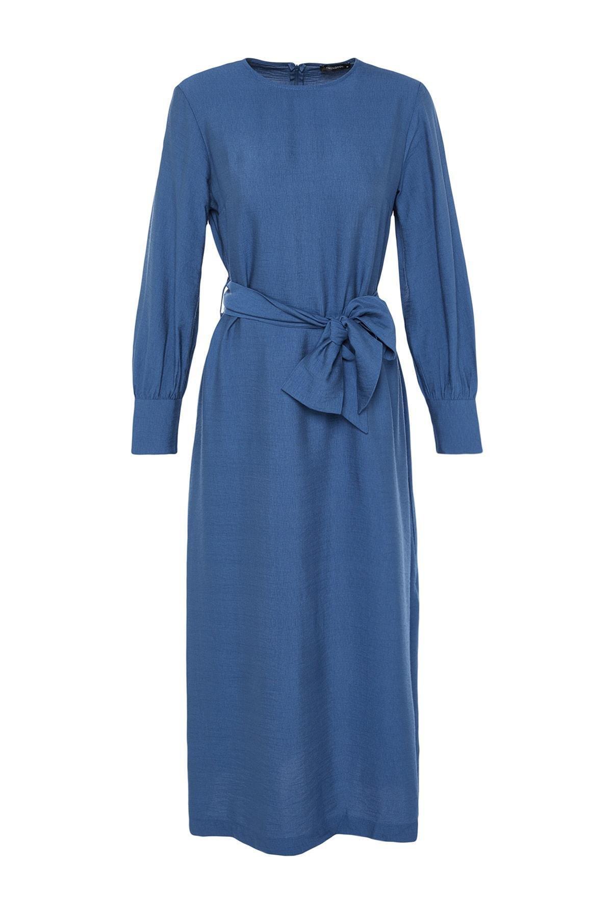 Navy Shift Maxi Dress, , large image number 6