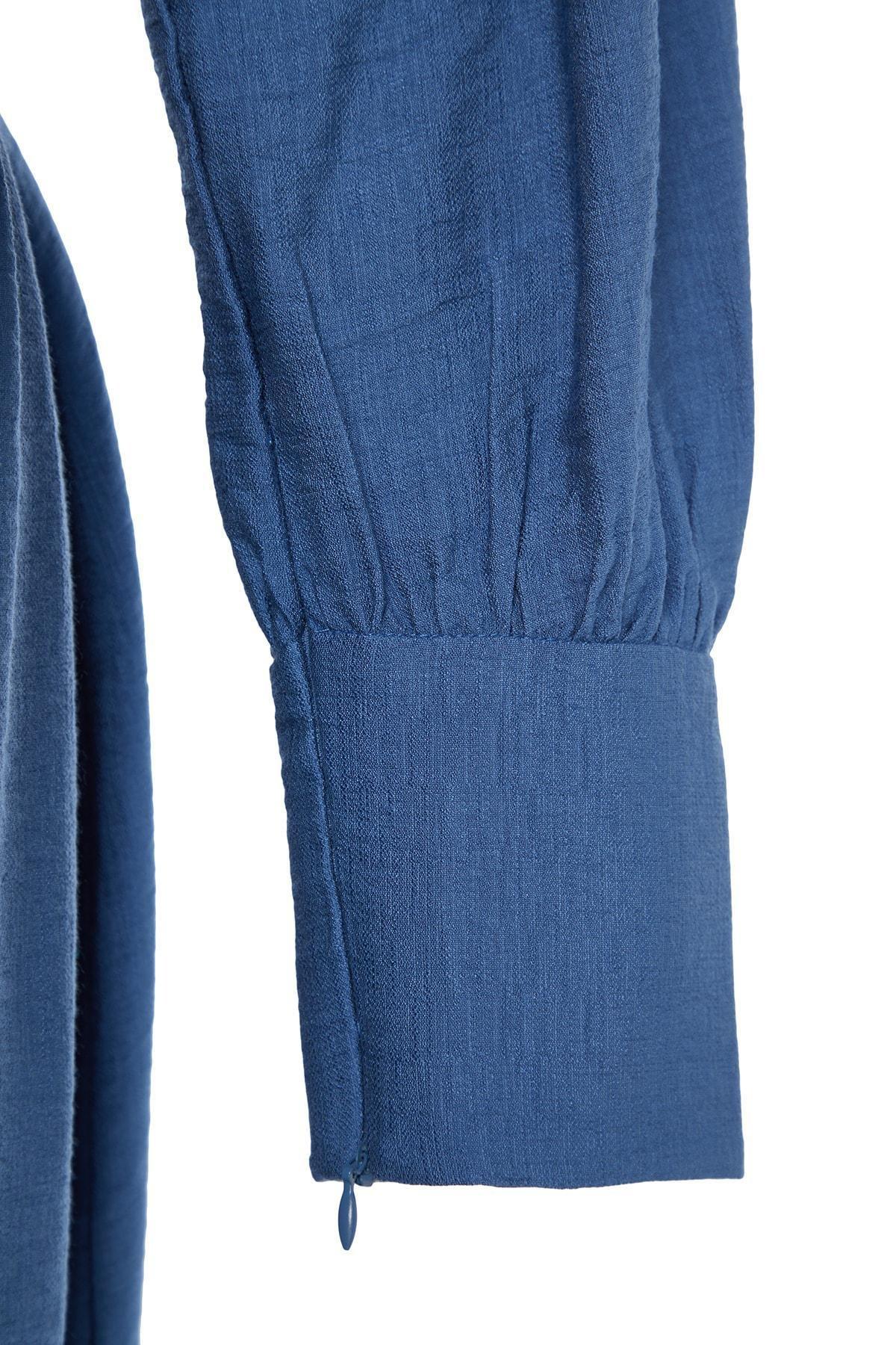 Navy Shift Maxi Dress, , large image number 7