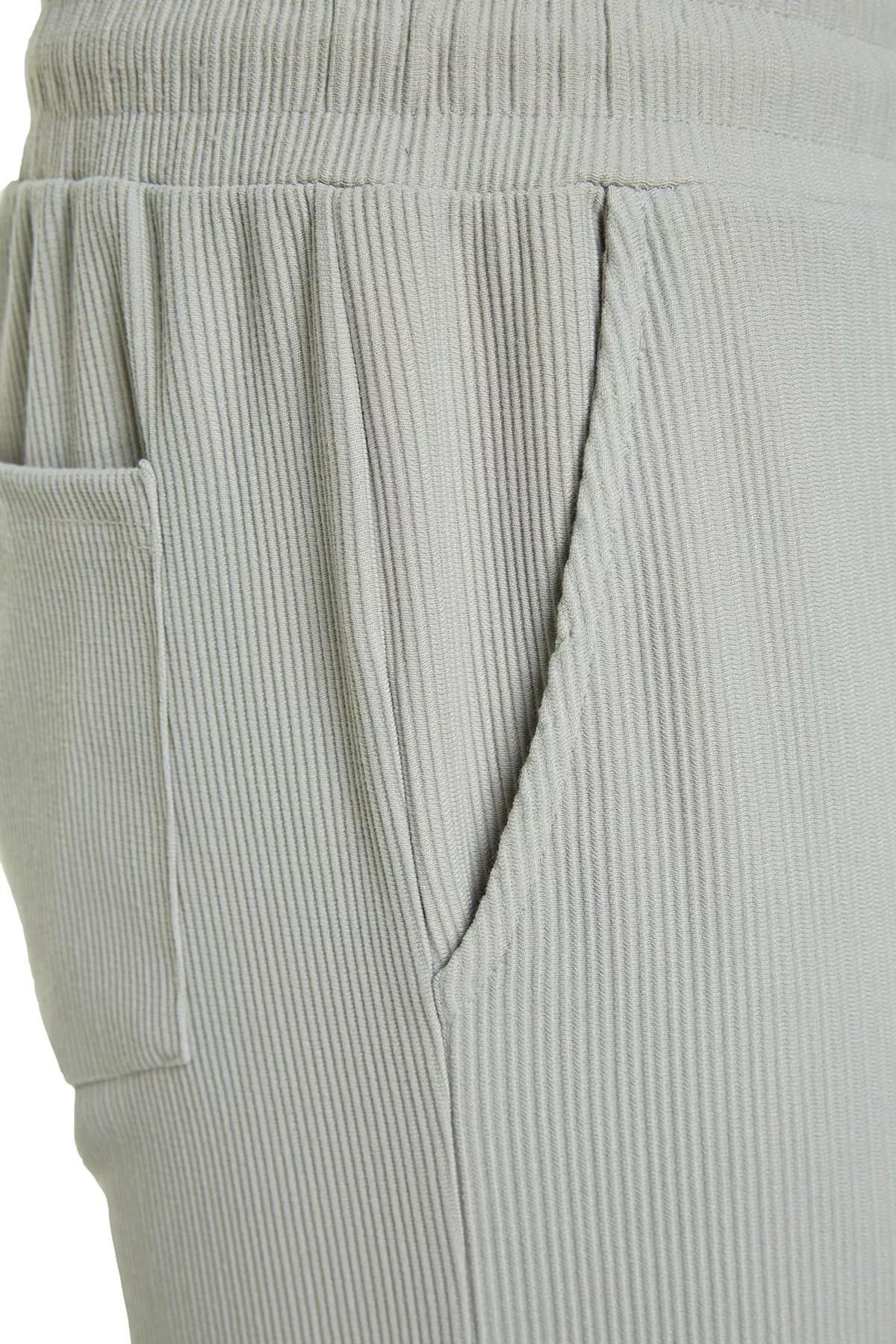 Grey Straight Shorts, Gray, large image number 14