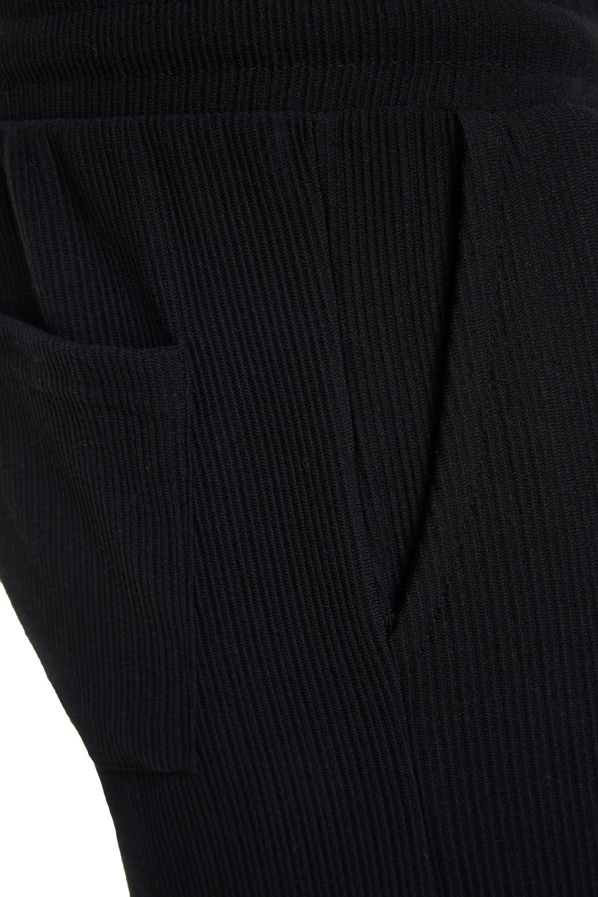 Black Straight Shorts, , large image number 6