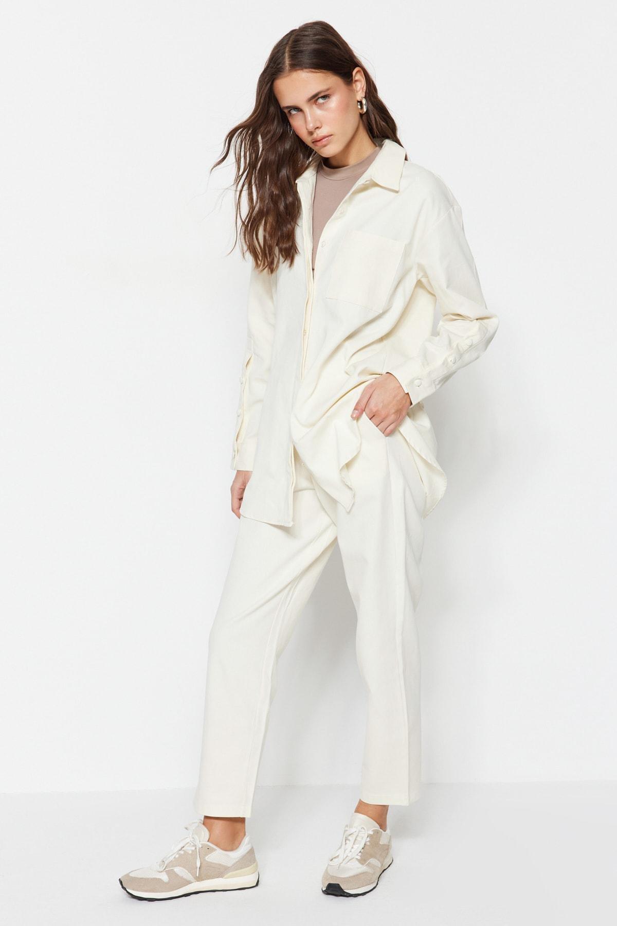 Beige Regular Co-Ord Set, , large image number 1