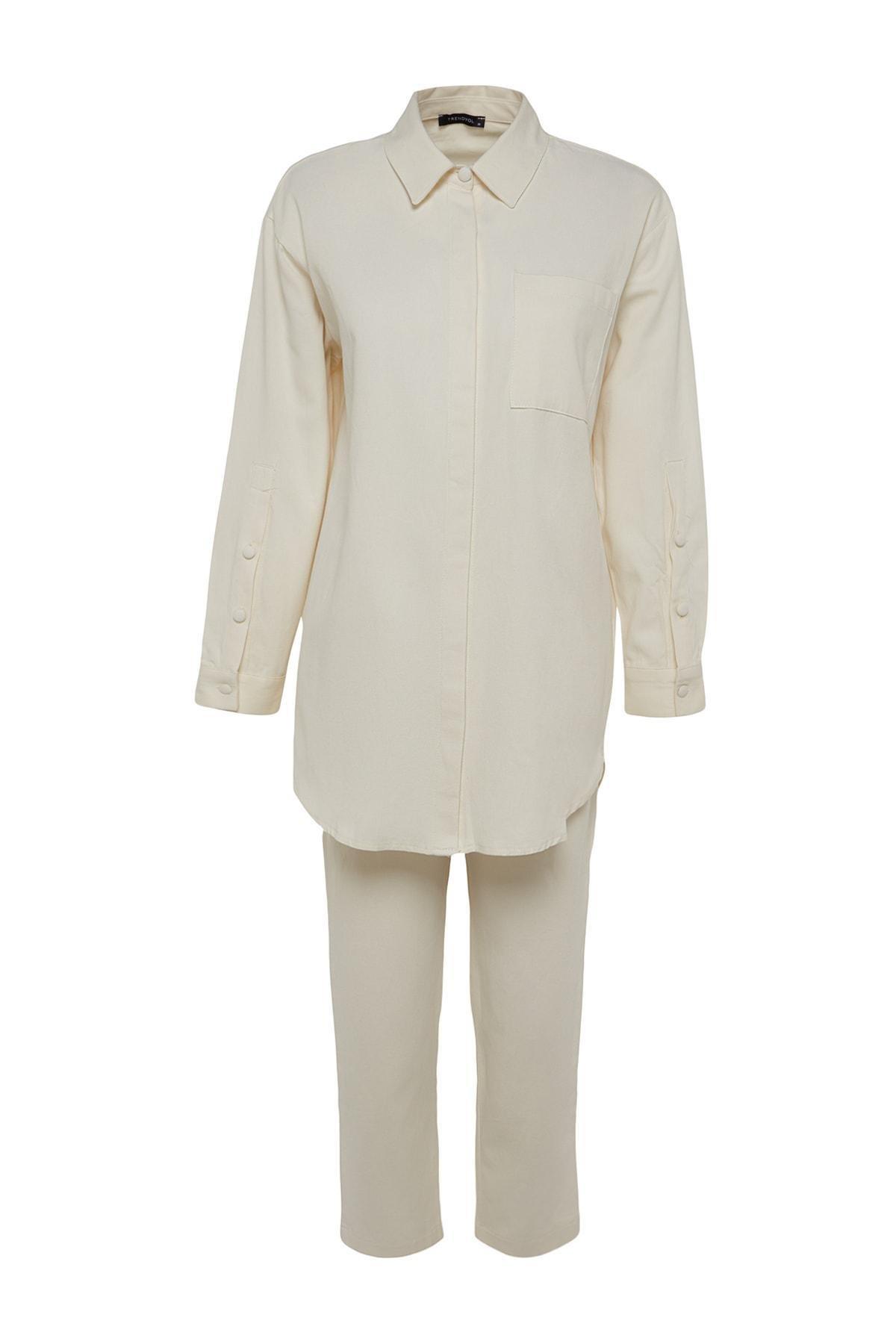 Beige Regular Co-Ord Set, , large image number 7