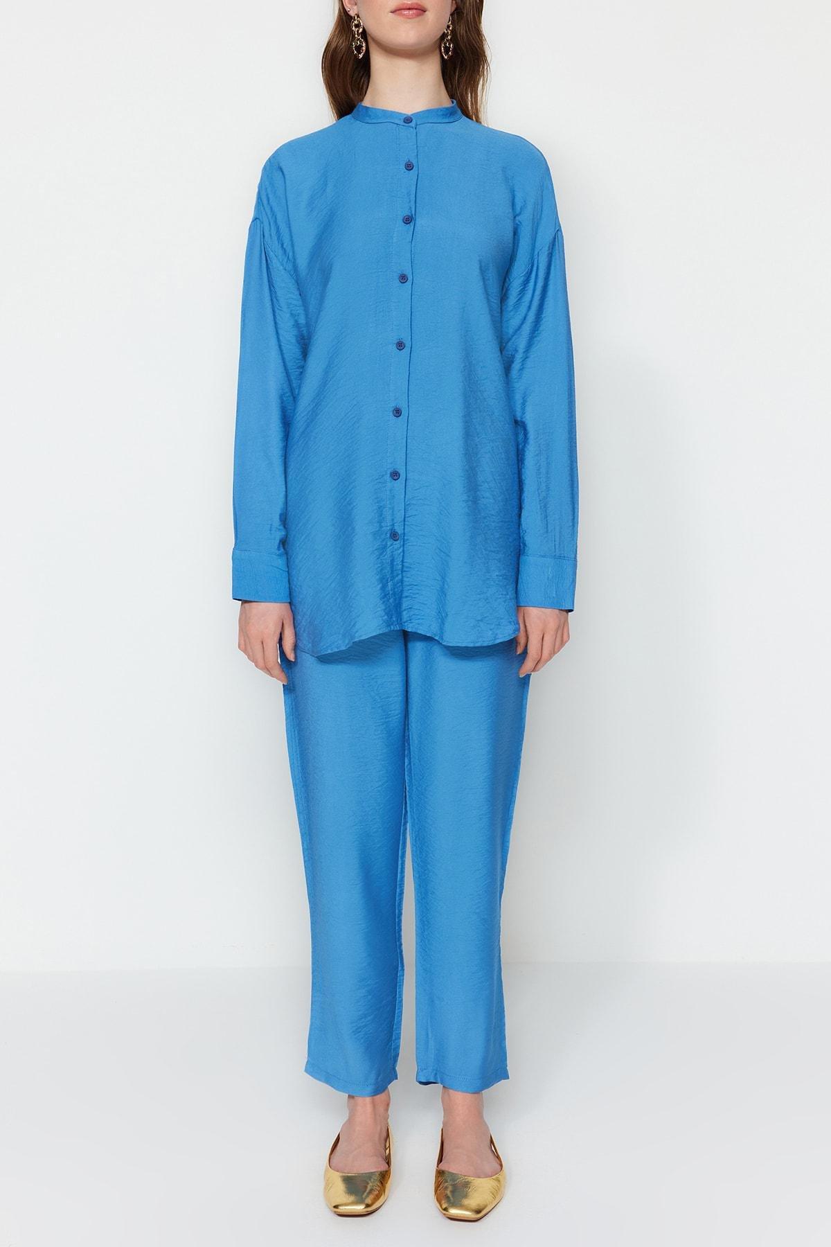 Blue Regular Co-Ord Set, , large image number 3