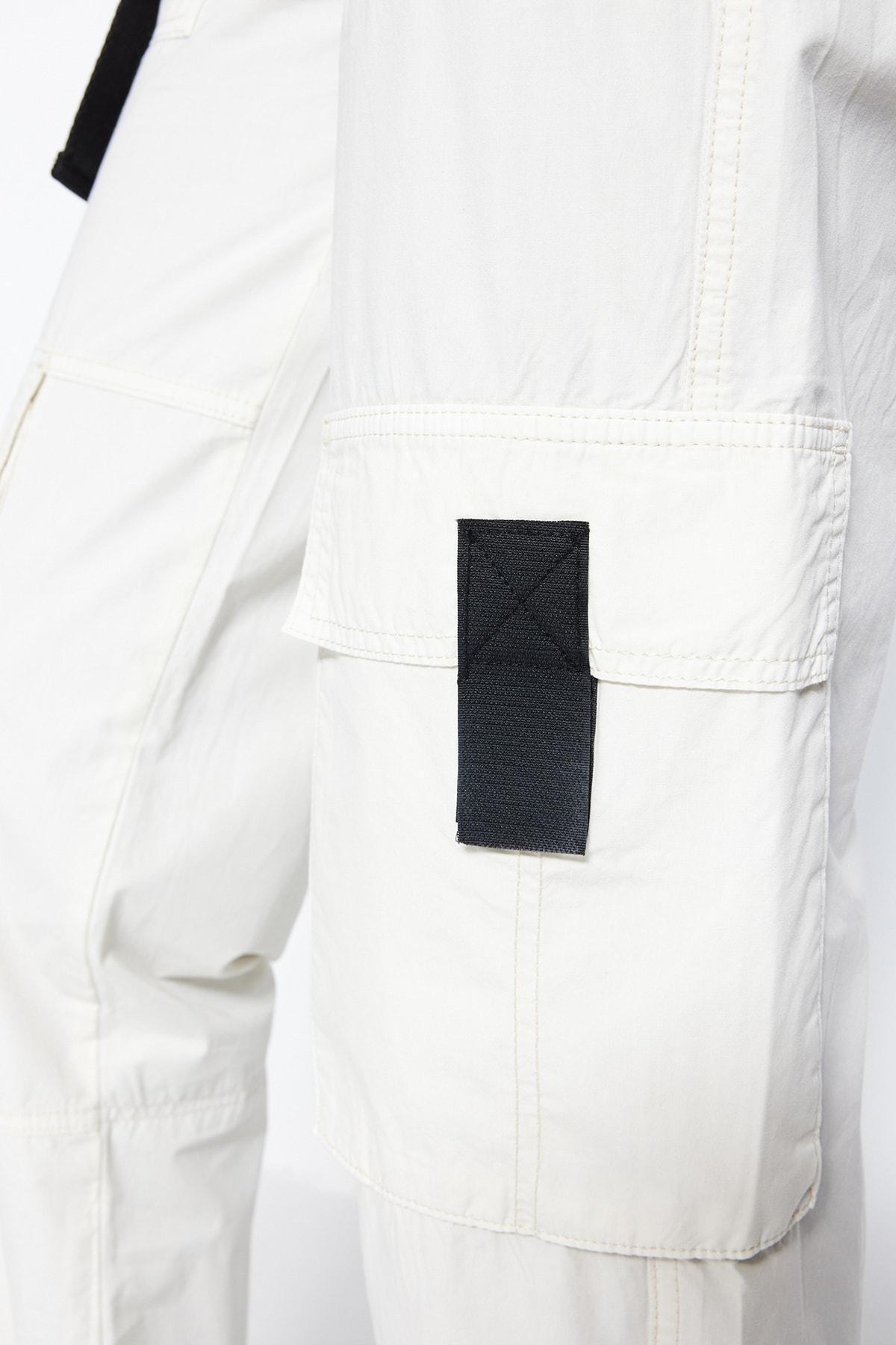 White Joggers Jeans, , large image number 4