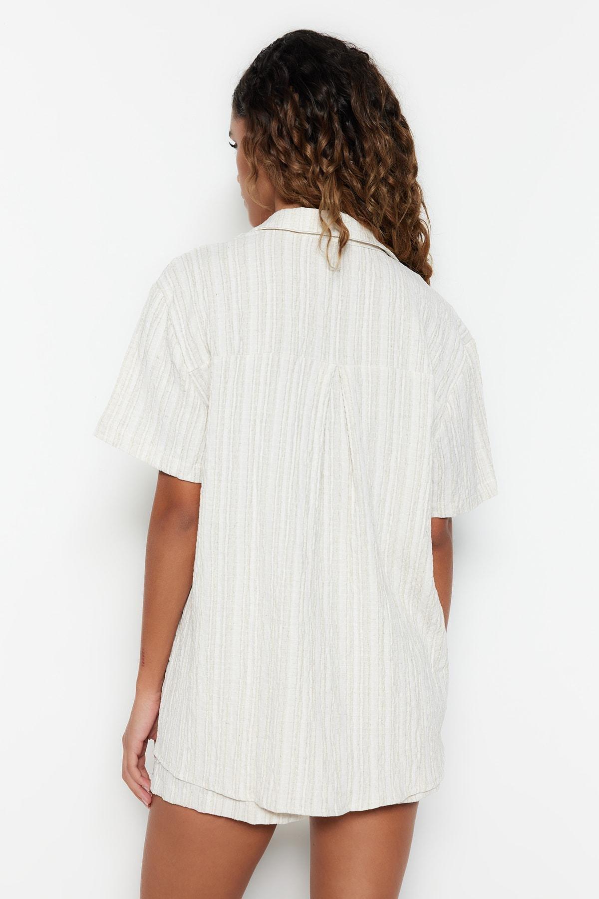 White Oversize Co-Ord Set, , large image number 5