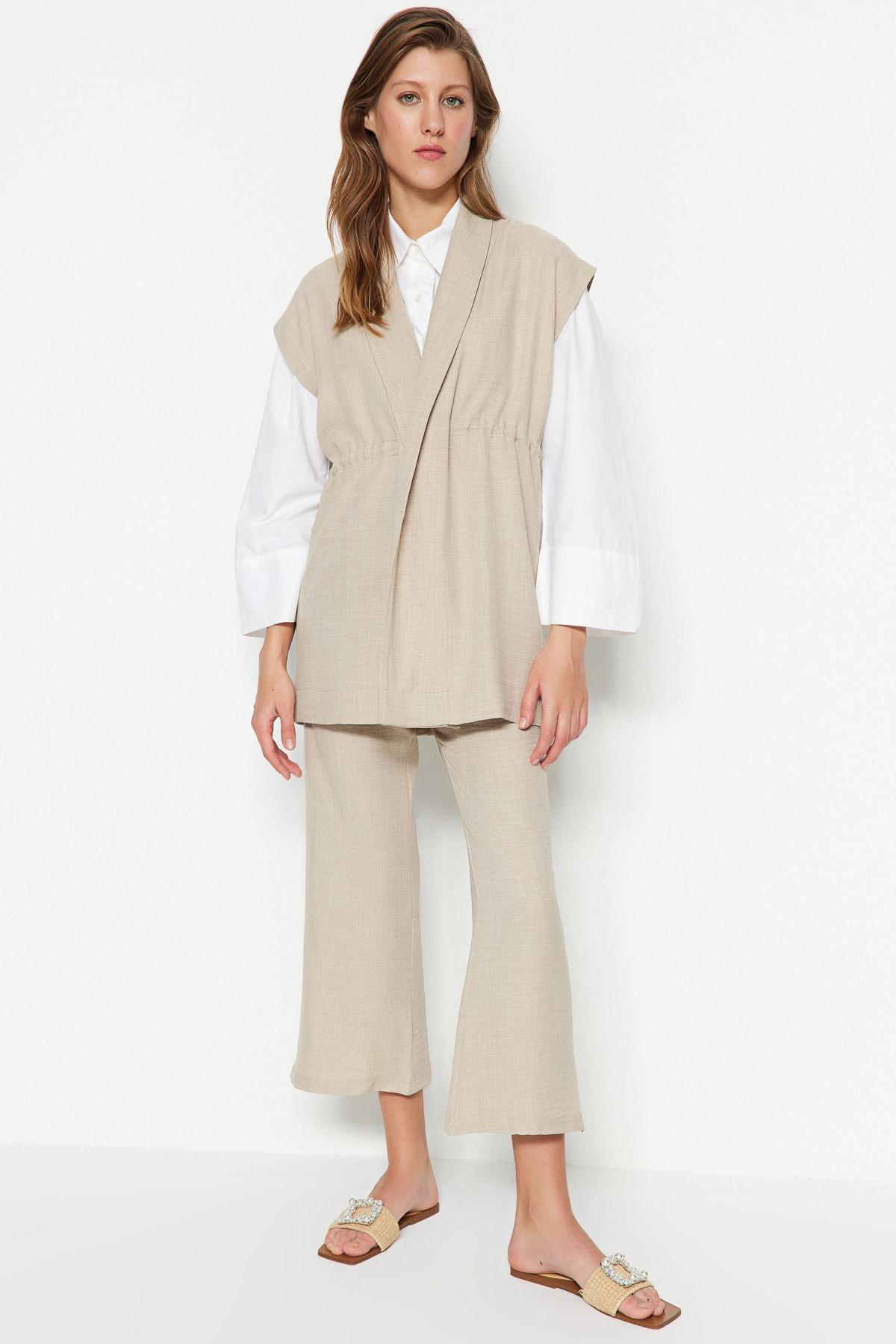 Beige Co-Ord Set, , medium
