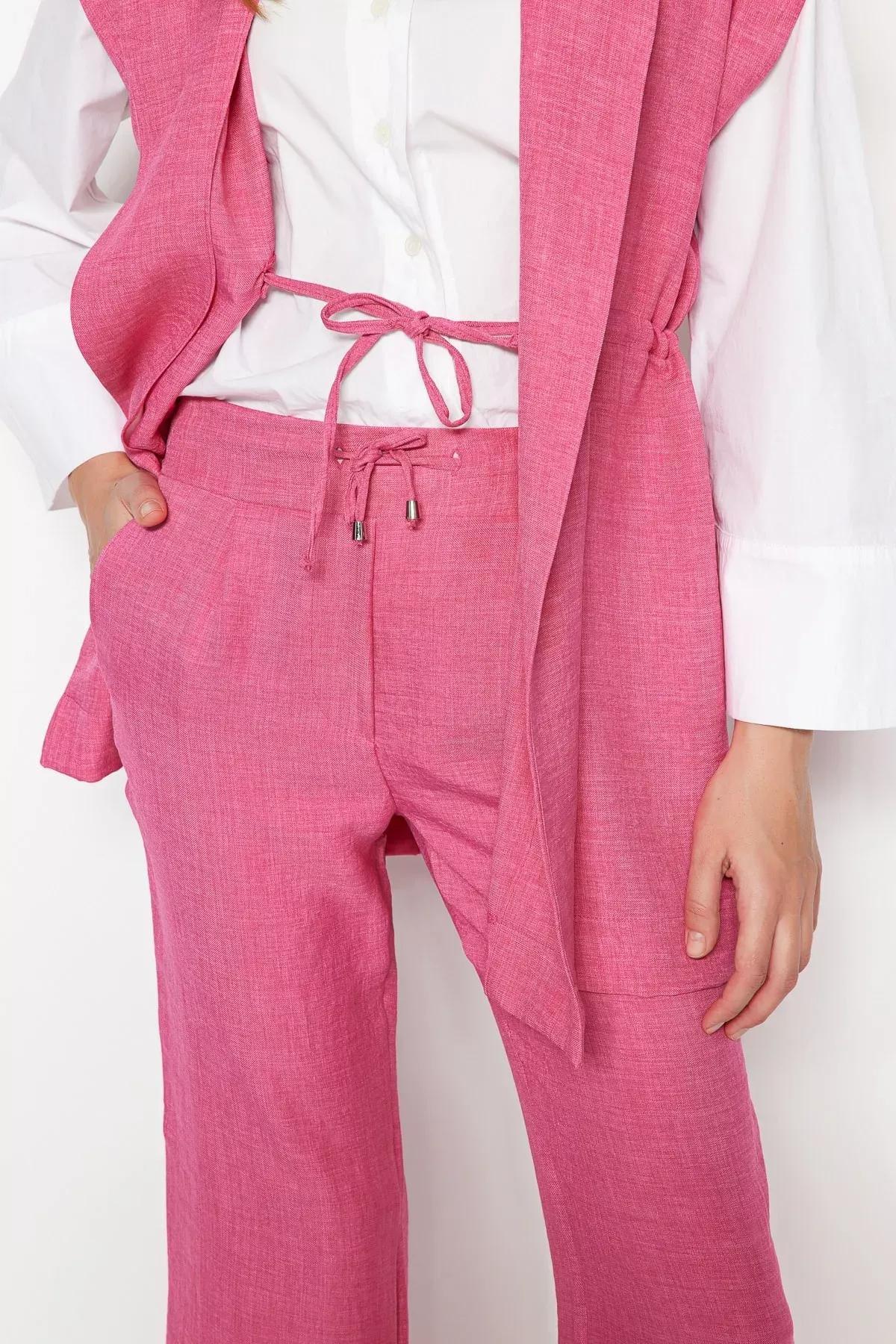 Pink Sleeveless Co-Ord Set, , large image number 4
