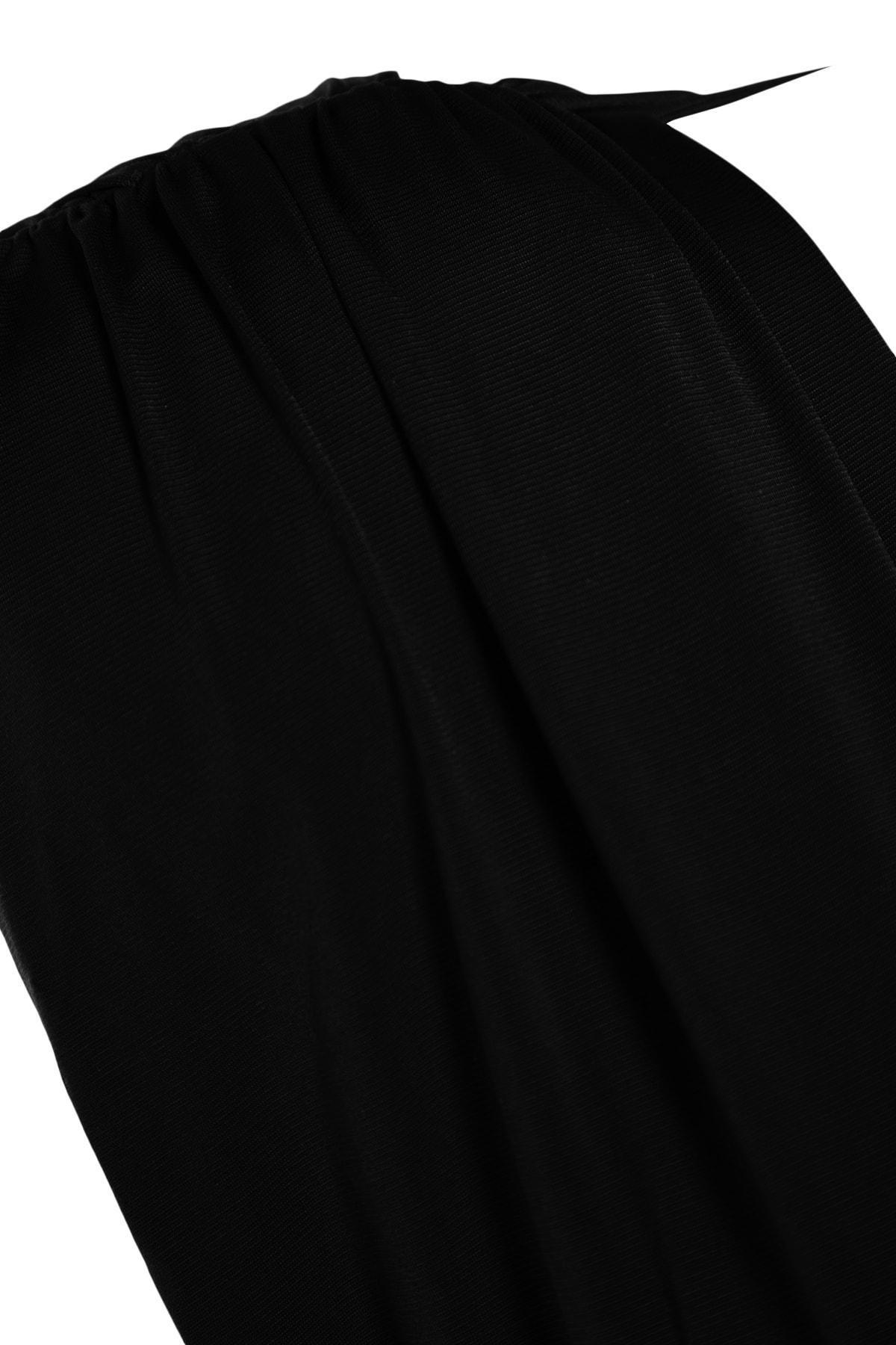 Black Cache-Coeur Jumpsuit, , large image number 6